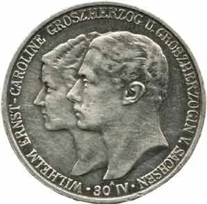 Sasko - Výmar - Eisenach, Wilhelm Ernst, 1901 - 1918 — 1