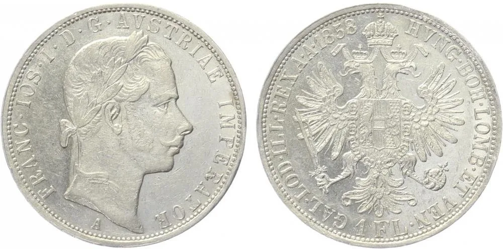 Rakouská a spolková měna, 1857 - 1892 — 1