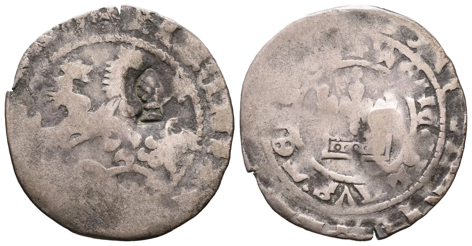 Václav IV., Pražský groš s kontramarkou Augsburgu