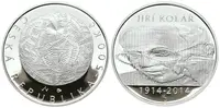 500 Kč 2014 - Jiří Kolář - PROOF bez certifikátu