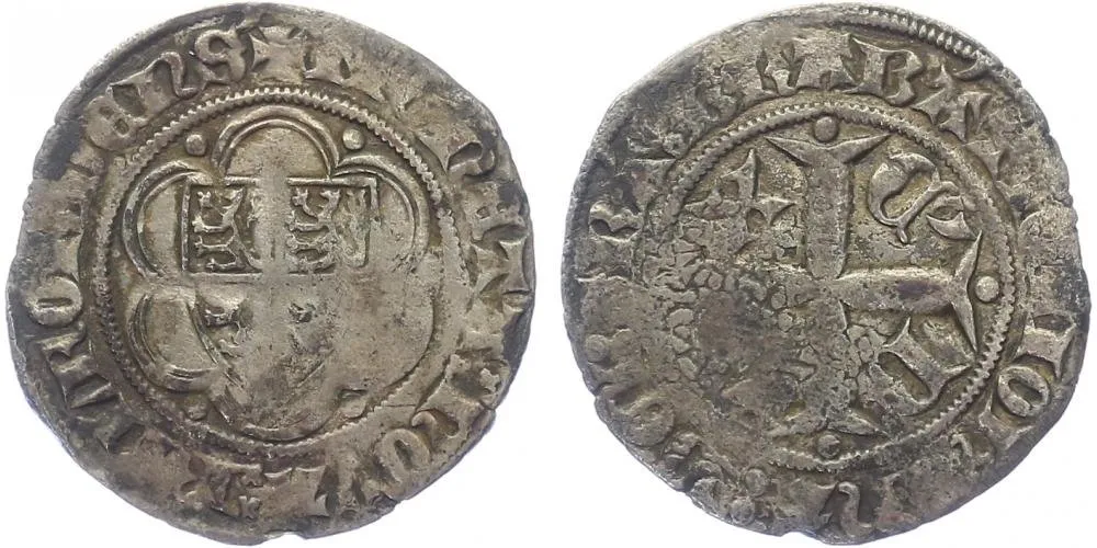 Belgie - Brabant, Jana Brabantská a Václav Lucemburský, 1355 - 1383 — 1
