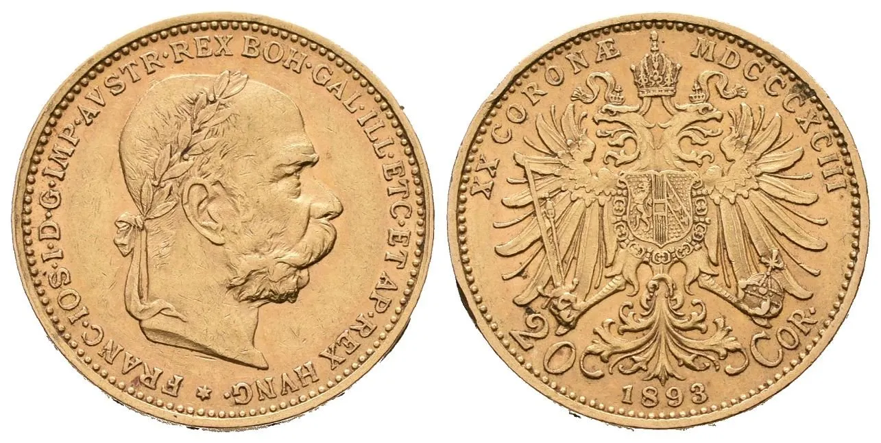 20 Koruna 1893
