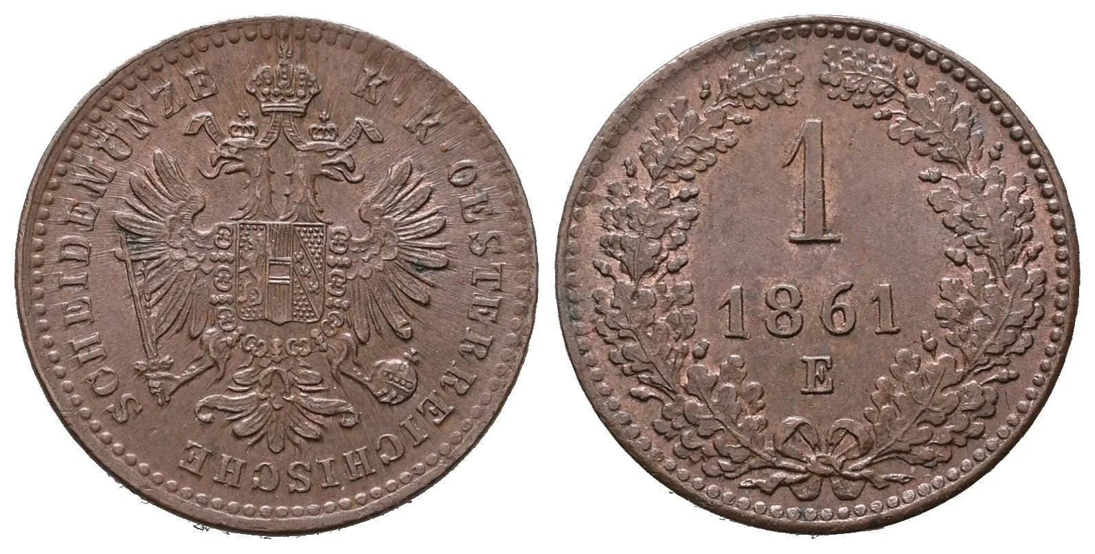 Rakouská a spolková měna, 1857 - 1892 — 1