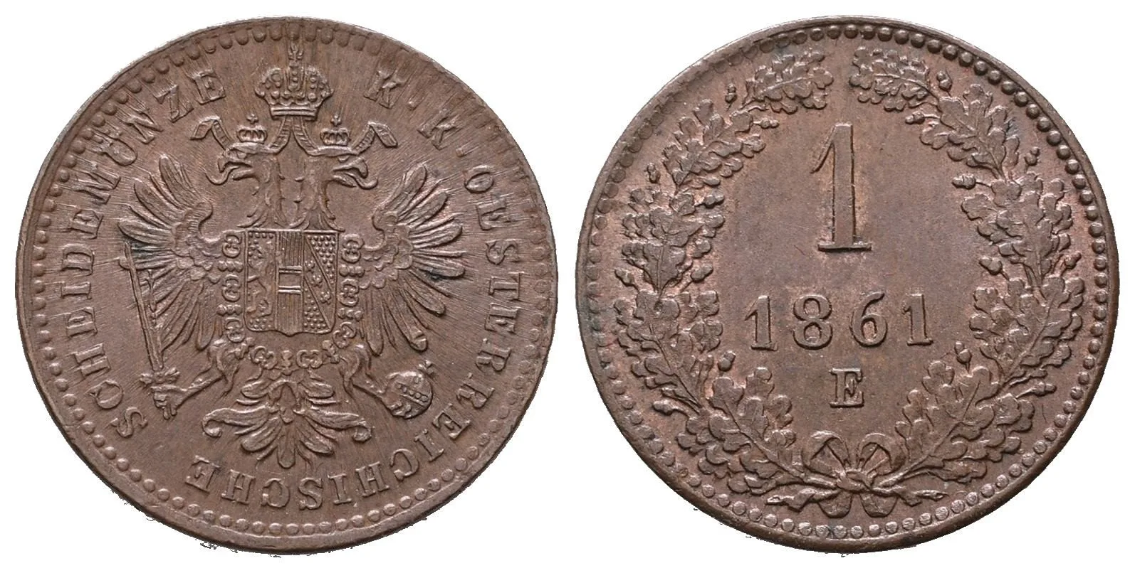 Rakouská a spolková měna, 1857 - 1892 — 1