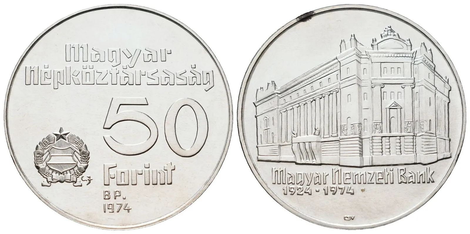 Maďarsko, 50 Forintů 1974 - Banka