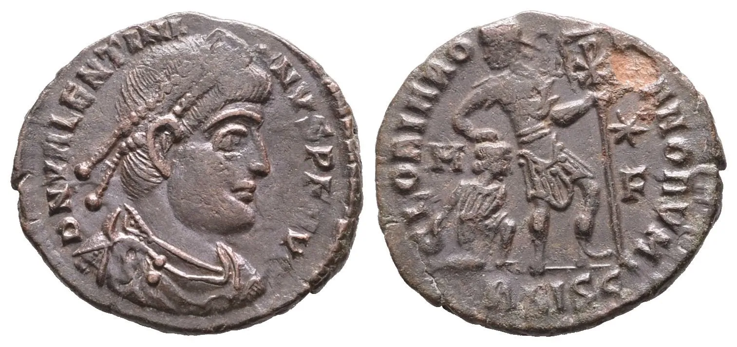 Valentinianus I., nummus, Siscia, RIC IX 14