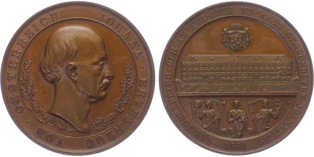 Arcivévoda Johann, 1782 - 1859, kancléř 1848 - 1849 — 1