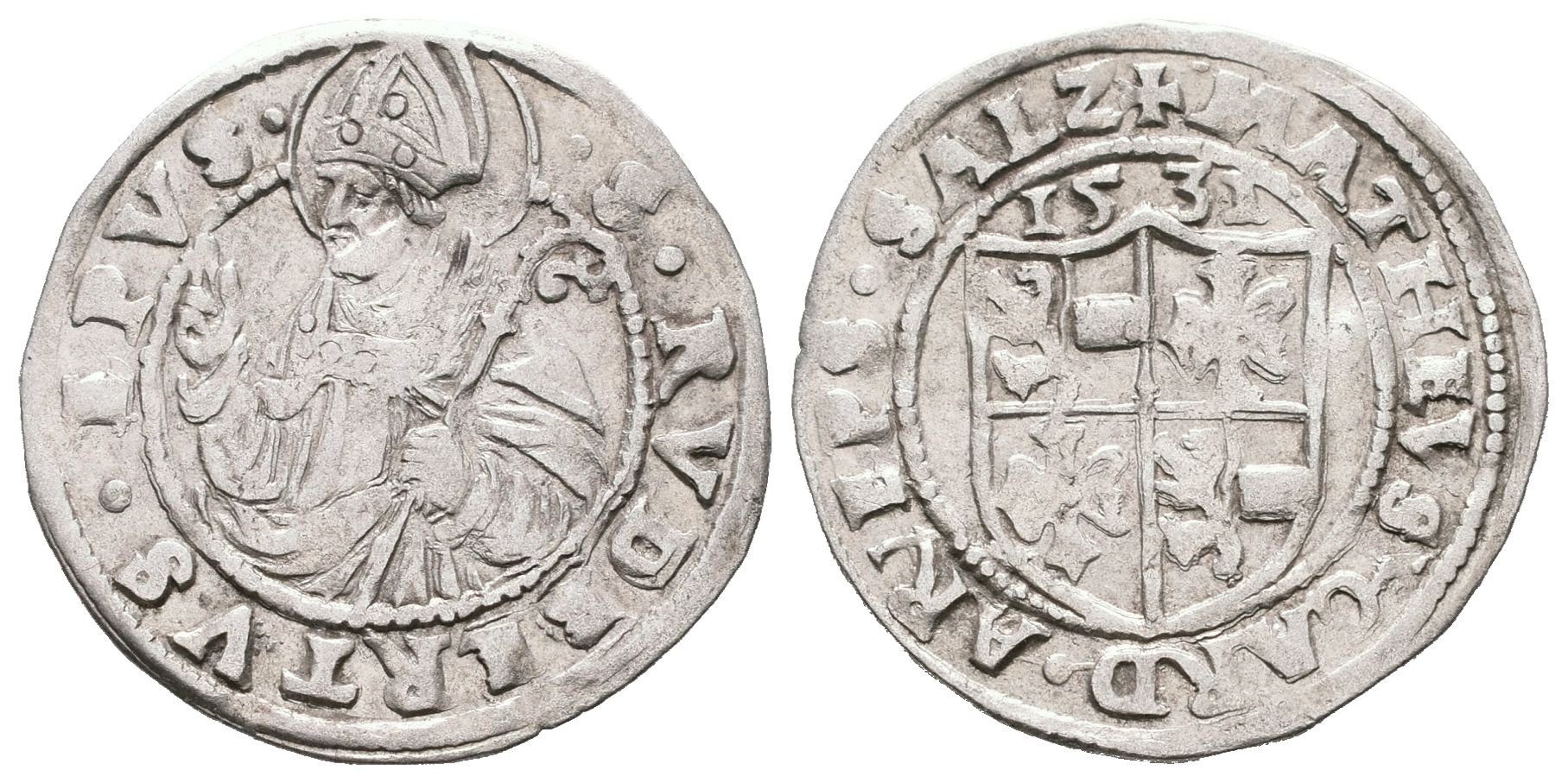 Salzburg, 1/2 Batzen 1531