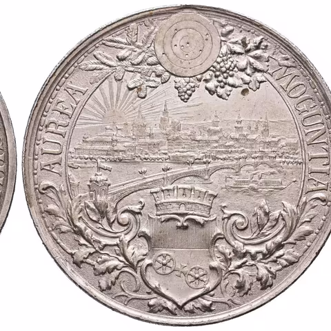 AR Medaile 1894 (Schultz) - 11. Spolkové německé spolkové střelby v Mainz (Mohuč).