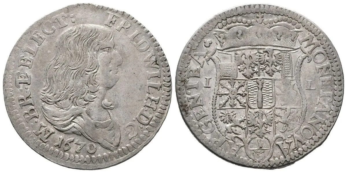 Brandenburg - Preussen, Friedrich Wilhelm, 1640 - 1688 — 1