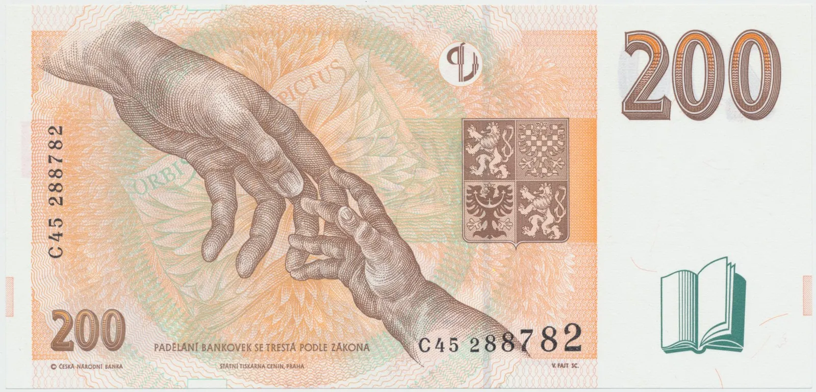 Česká republika, 200 Koruna 1998, série C, Hej.CZ24aC