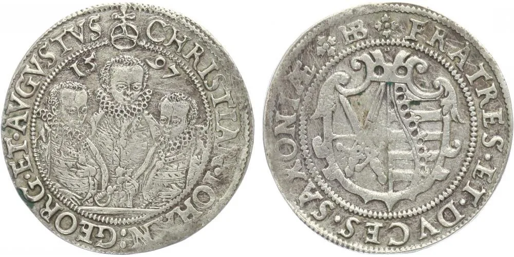 Sasko, Christian II., Johann Georg I. a August, 1591 - 1611 — 1
