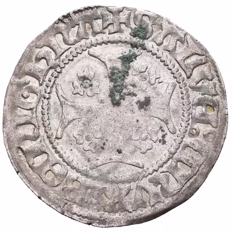 Křížový groš 1501, Buck/Meier 88, pěkná zachovalost, patina, oxidace