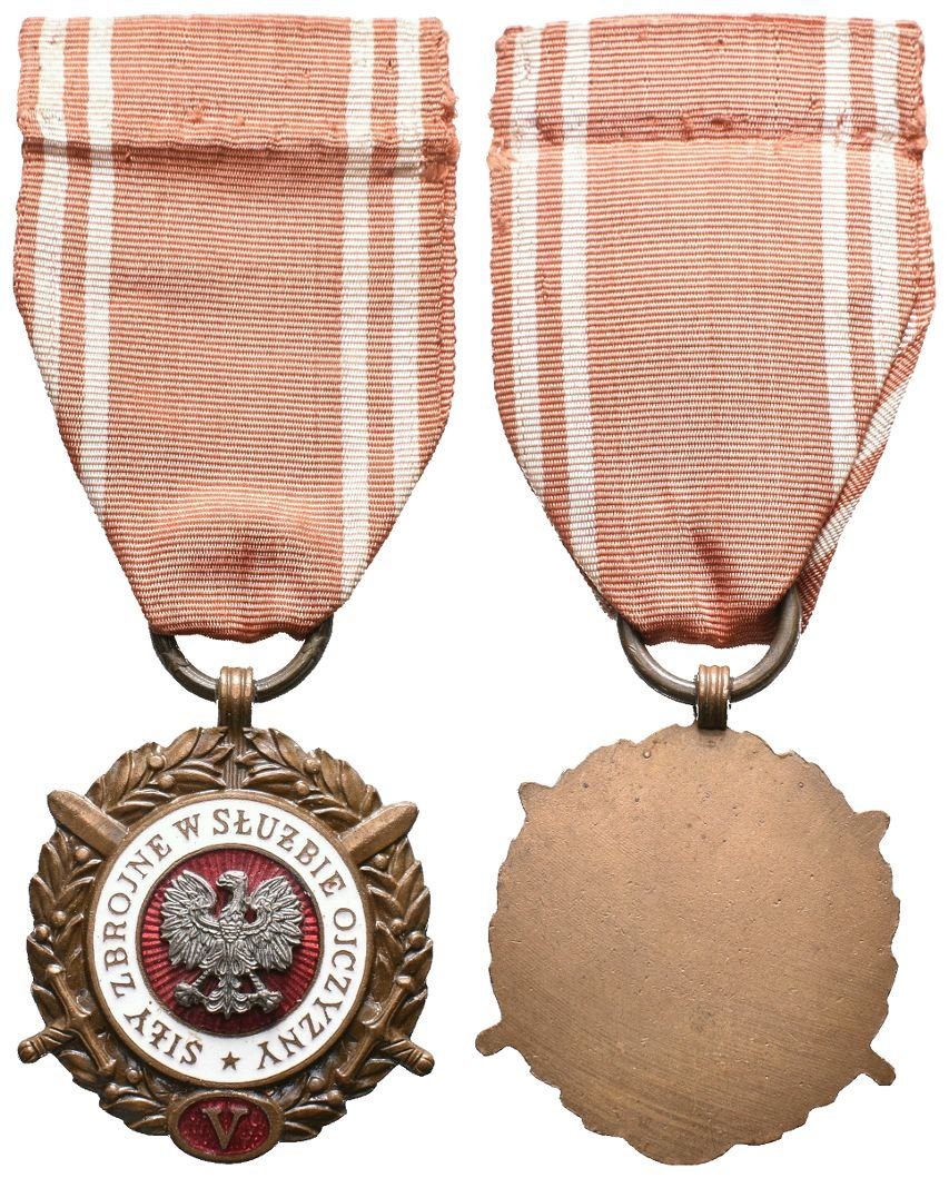 Polsko, Bronzová medaile za 5 let služby v ozbrojených silách