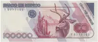 Mexiko, 100.000 Pesos 1991, P.94b - fotografie 2
