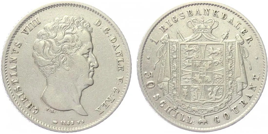 Dánsko, Christian VIII., 1839 - 1848 — 1