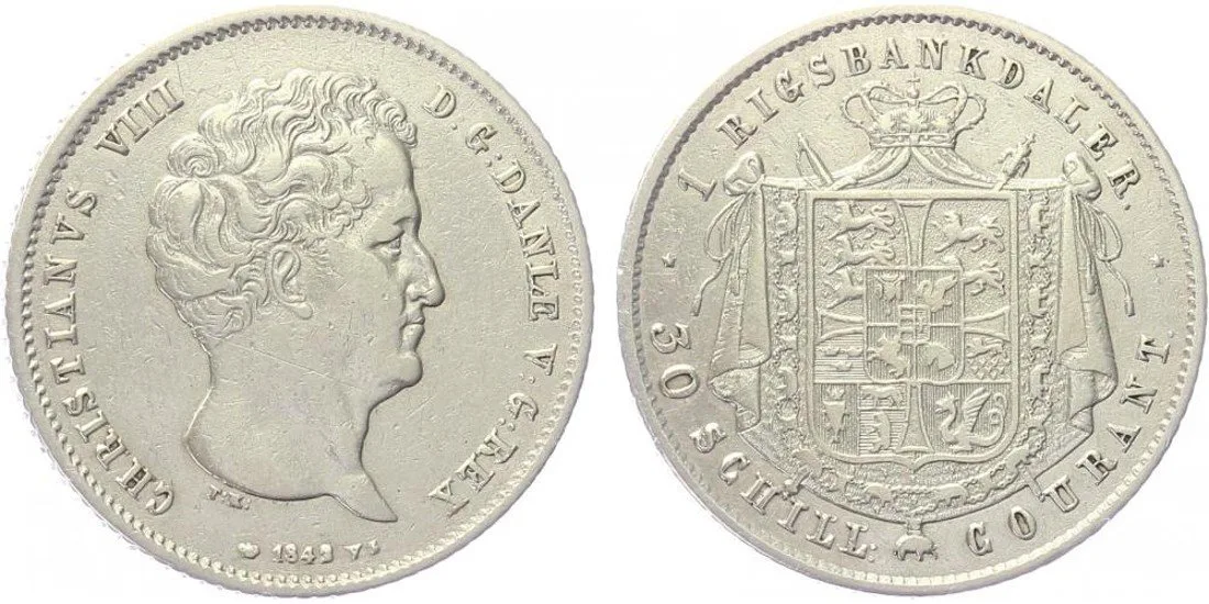 Dánsko, Christian VIII., 1839 - 1848 — 1