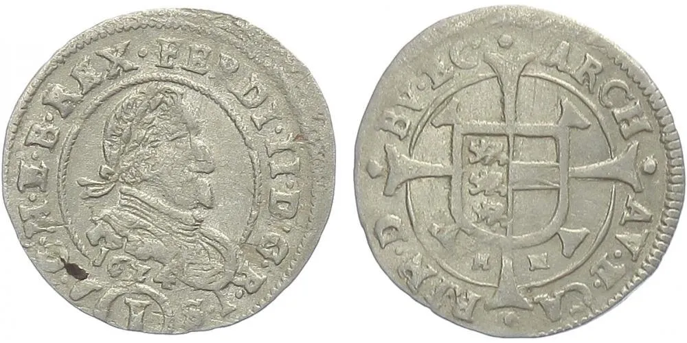 Ferdinand II., 1619 - 1637 (Mince dobrého zrna) — 1