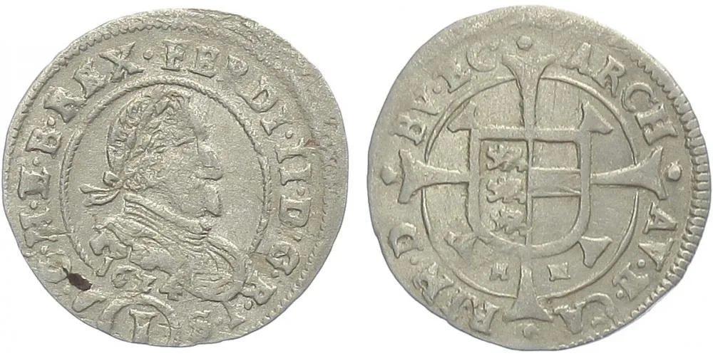 Ferdinand II., 1619 - 1637 (Mince dobrého zrna) — 1