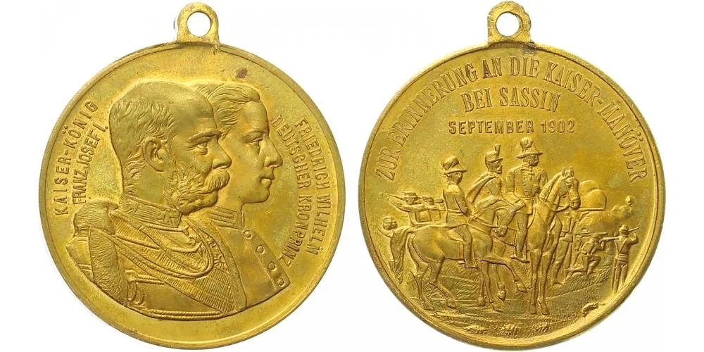 František Josef I., medaile vojenských manévrů — 1