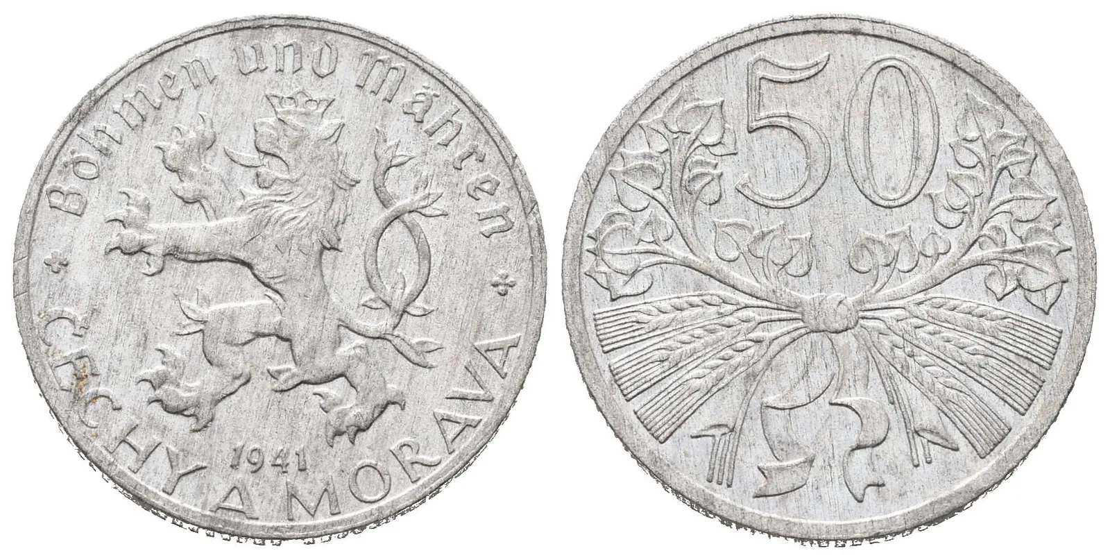 50 Haléř 1941, nádherná zachovalost