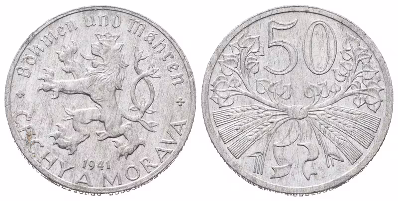 50 Haléř 1941, nádherná zachovalost