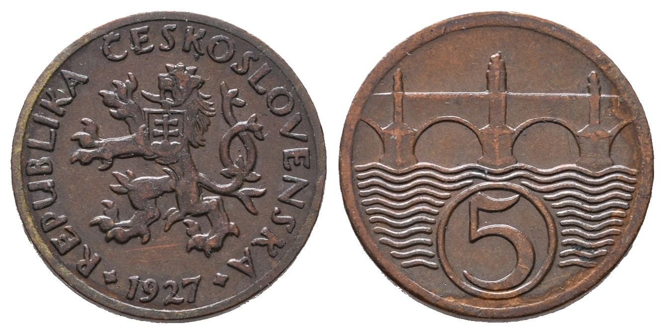 5 Haléř 1927