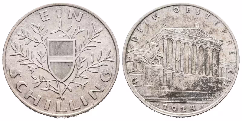Rakousko, 1 Schilling 1924