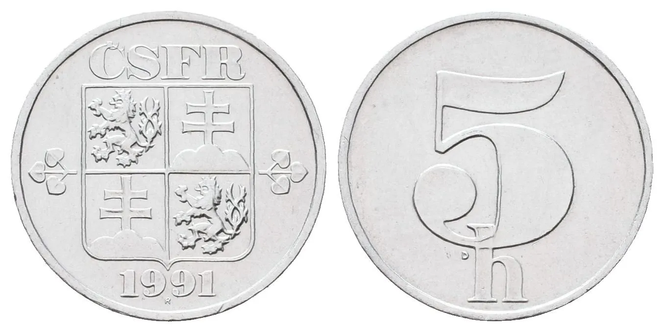 5 Haléř 1991