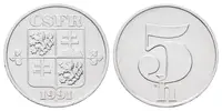 5 Haléř 1991