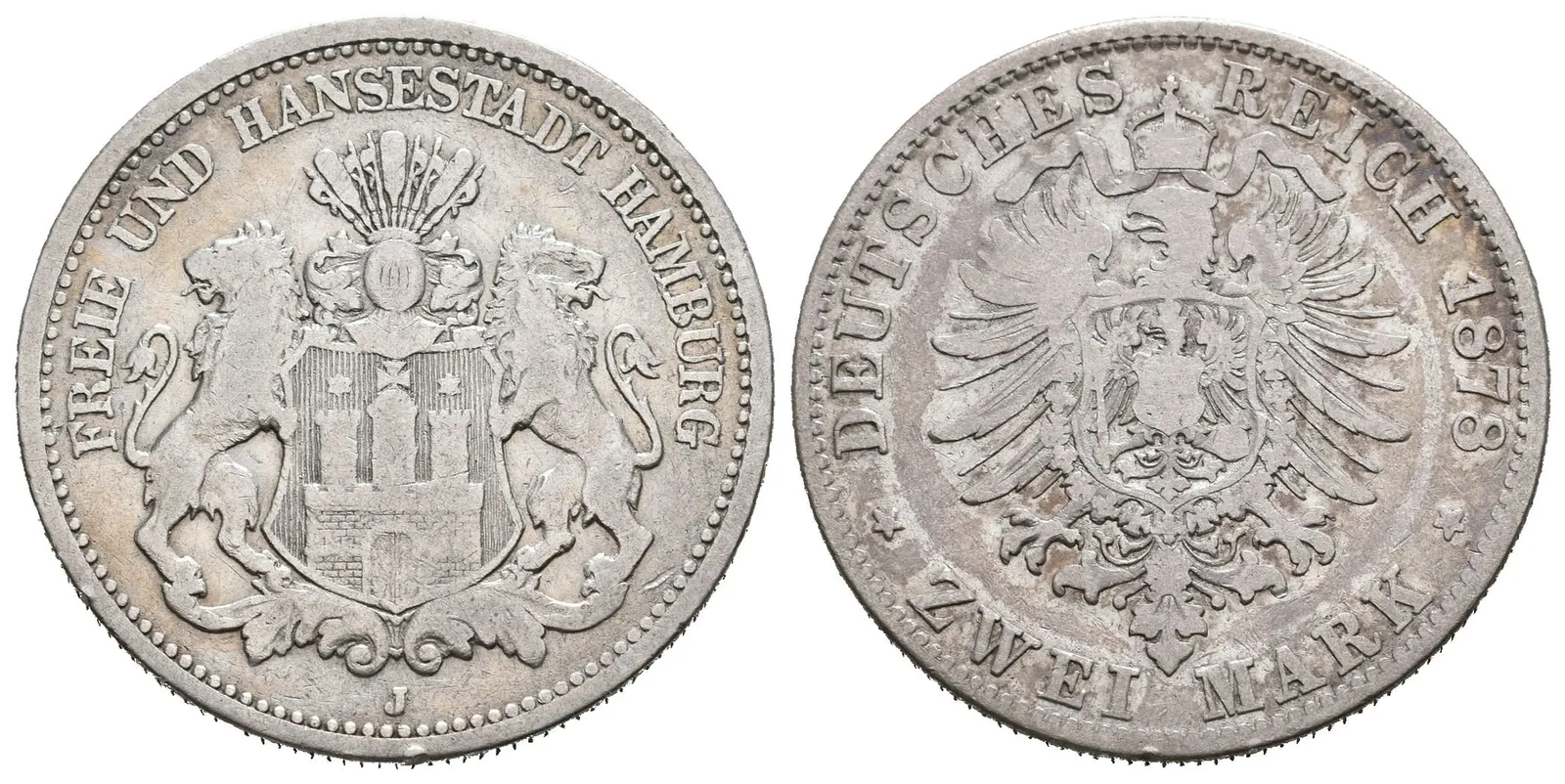 Hamburg, 2 Marka 1878