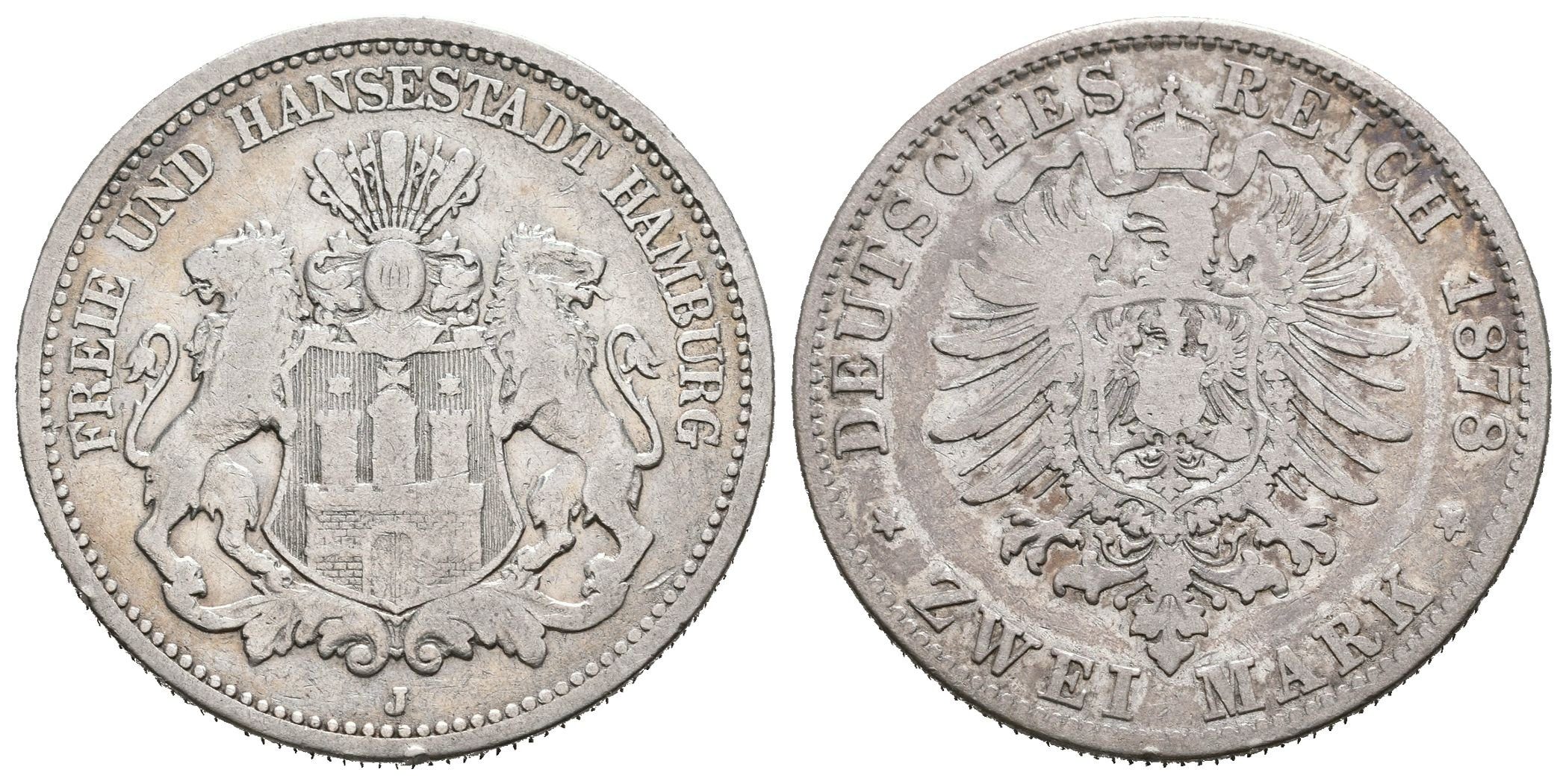 Hamburg, 2 Marka 1878