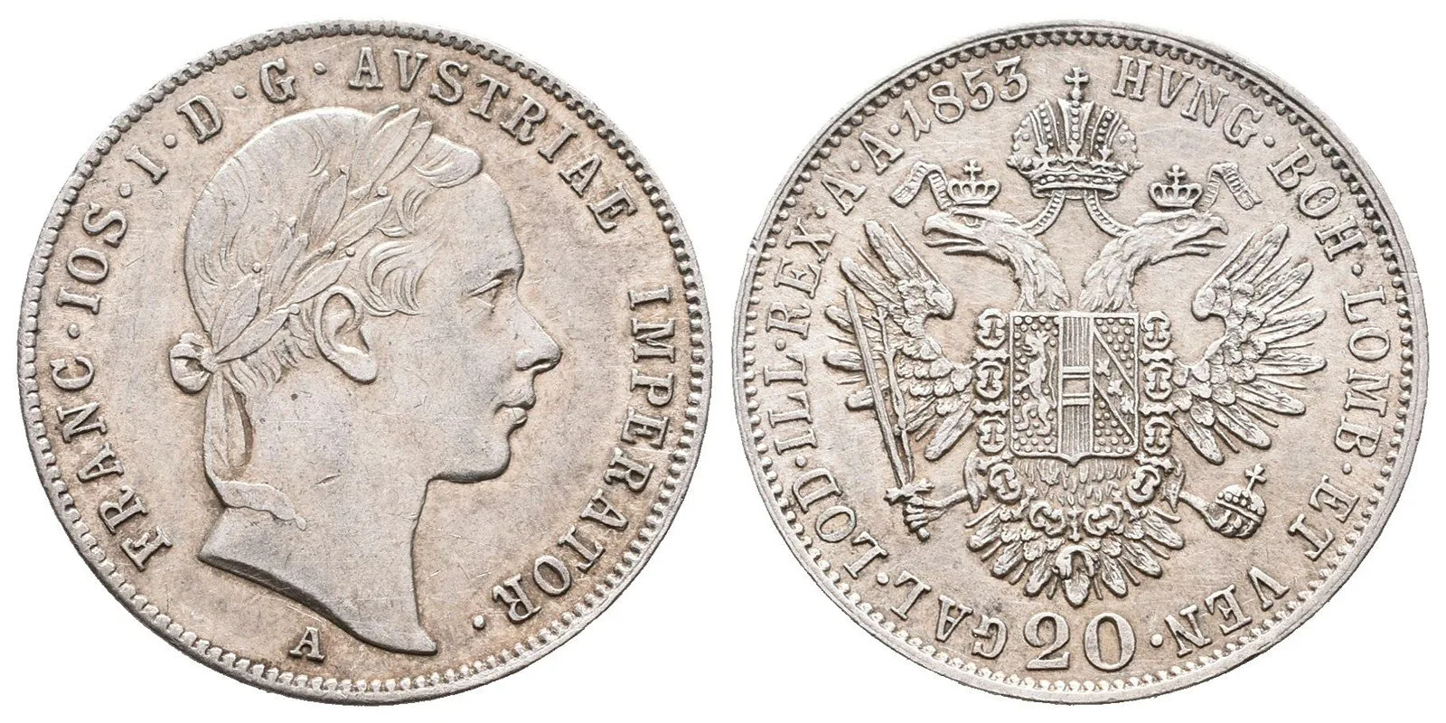 Konvenční měna, 1848 - 1857 — 1