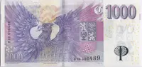 1000 Koruna 2008/2023, série R 10, s pamětním přítiskem 30 let ČNB,1993-2023 - fotografie 2