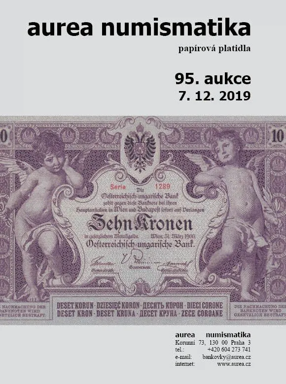 95. Aukce - papírová platidla