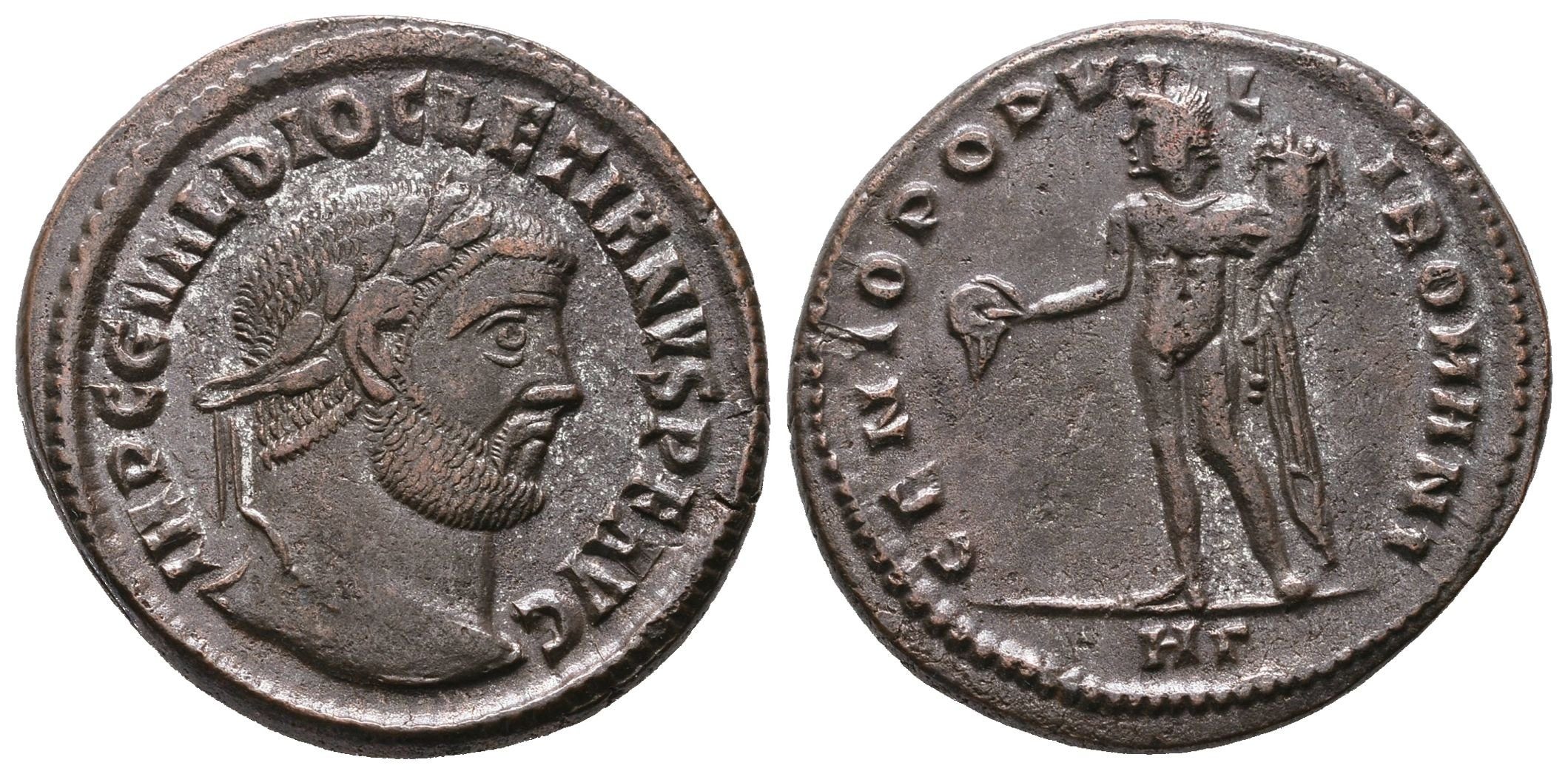 Diocletian, follis, Heraclea, RIC 19a