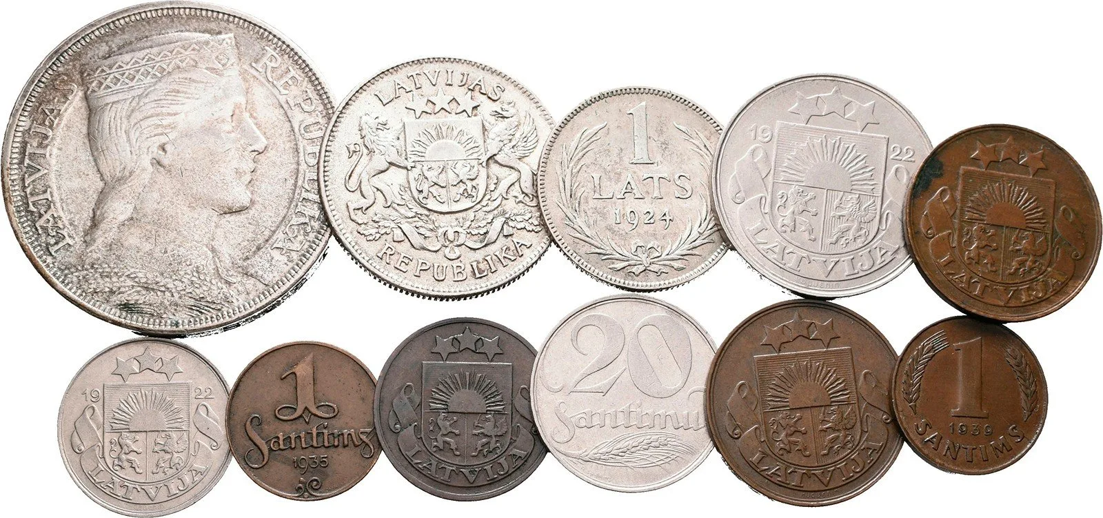 Lotyšsko, I. republika, 1918 - 1940 — 1