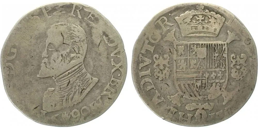 Nizozemí - Brabant, Philip II., 1555 - 1598 — 1