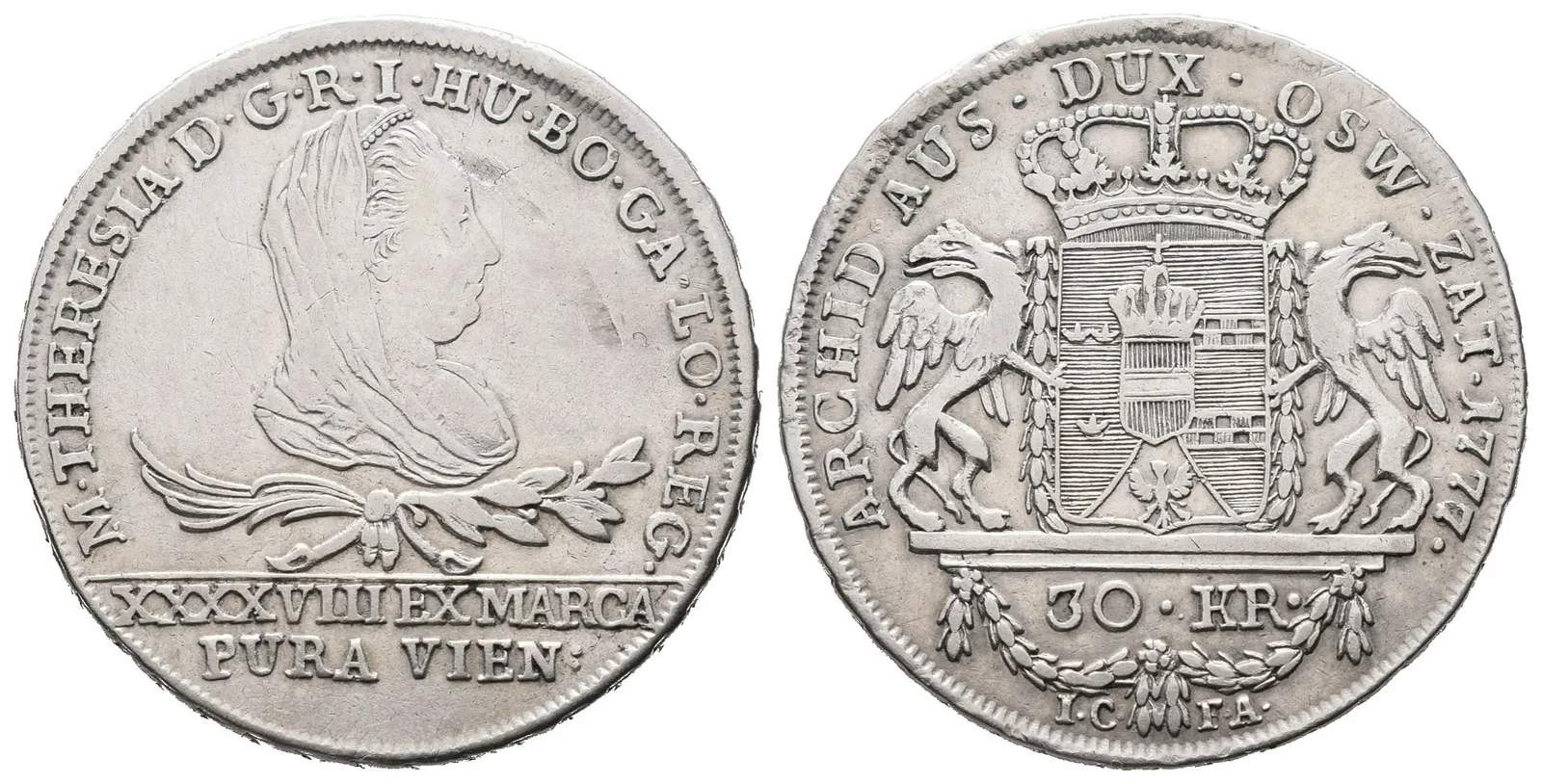 Marie Terezie, 30 Krejcar 1777, Vídeň