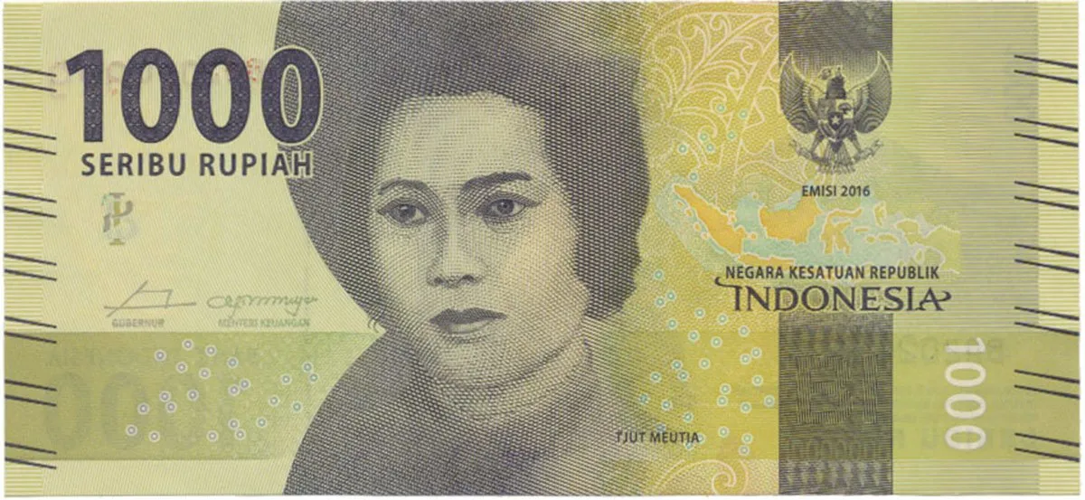 Indonésie, 1000 Rupiah 2016, P.154