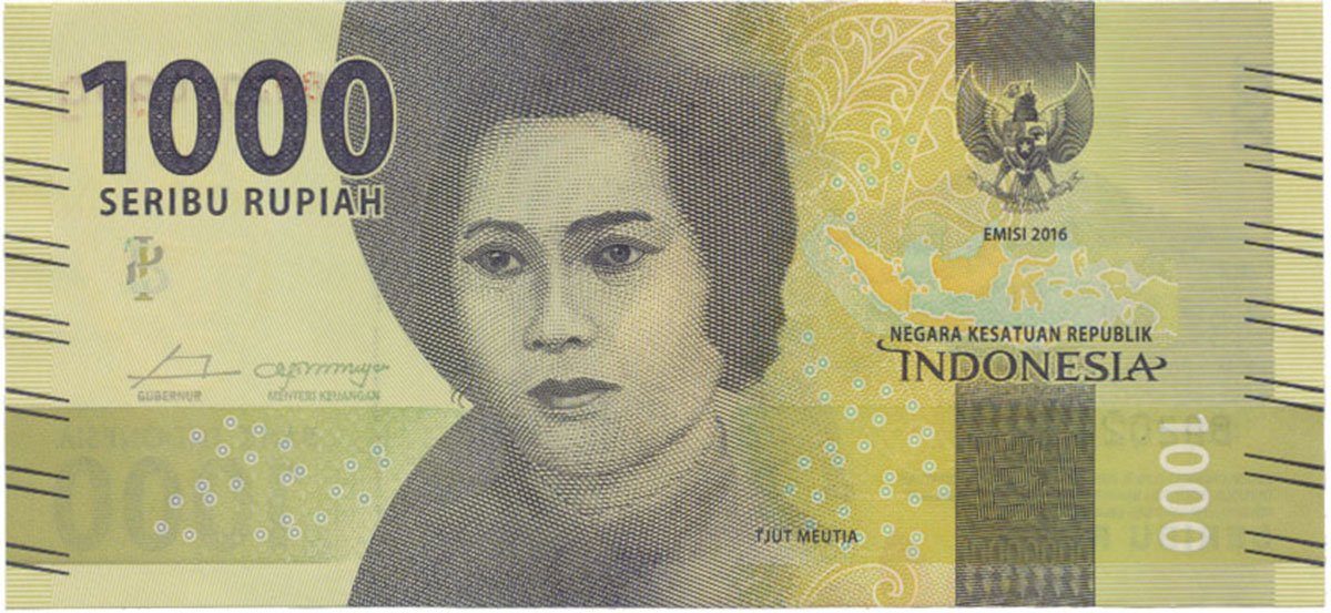Indonésie, 1000 Rupiah 2016, P.154