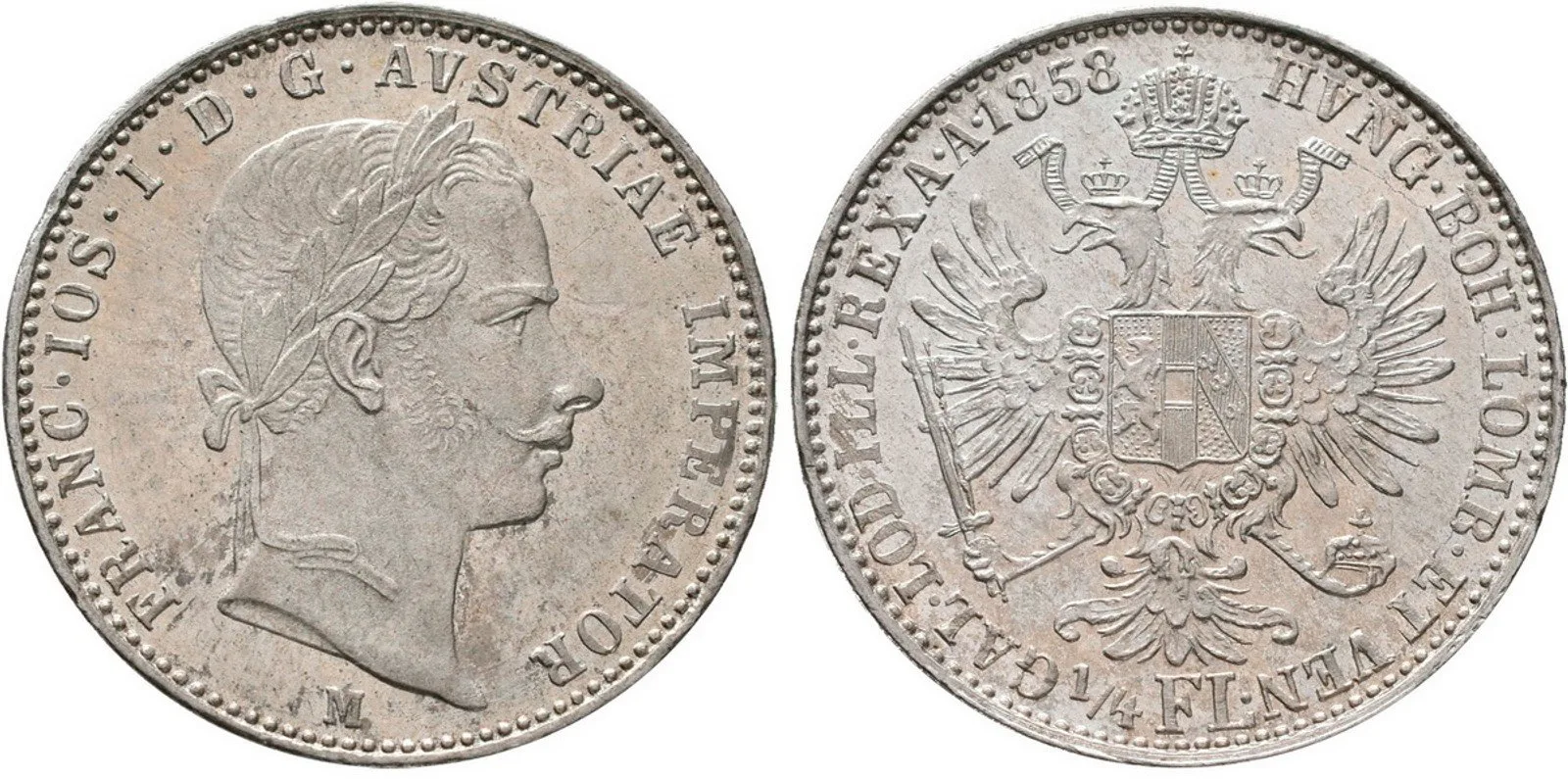 Rakouská a spolková měna, 1857 - 1892 — 1
