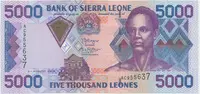 Sierra Leone, 5000 Leones 2006, P.27c