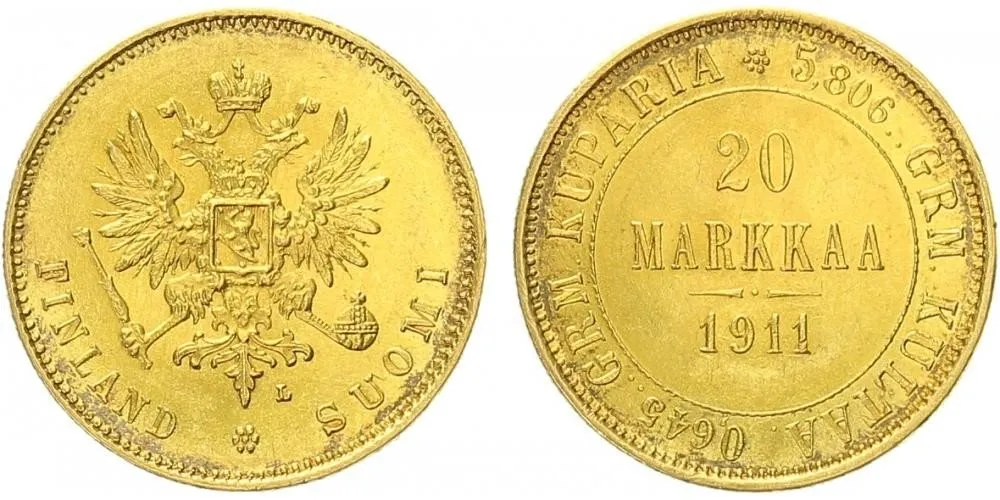 Ražby pro Finsko, Mikuláš II., 1894 - 1917 — 1