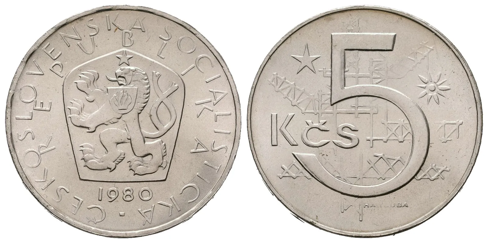 5 Koruna 1980