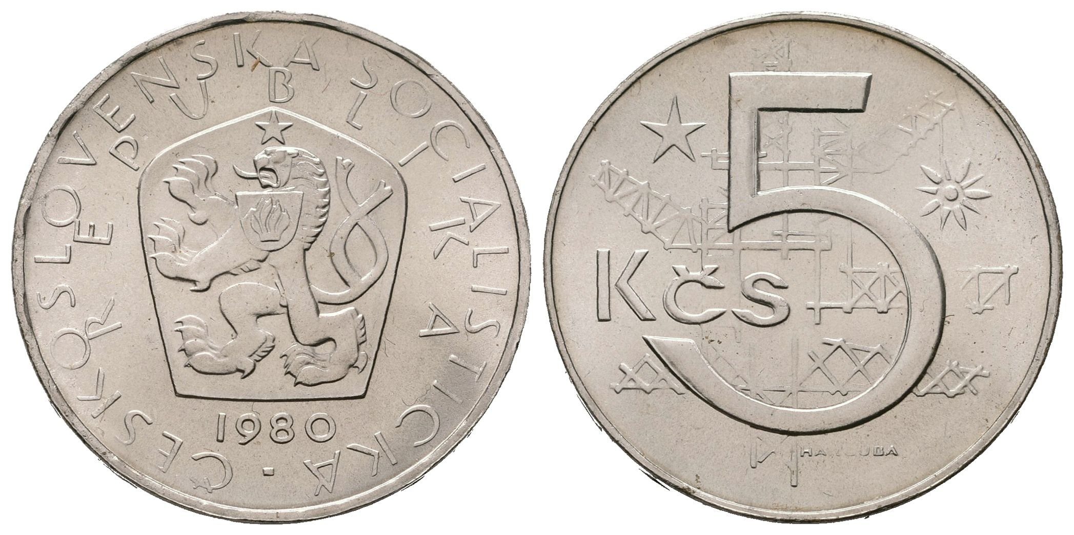 5 Koruna 1980