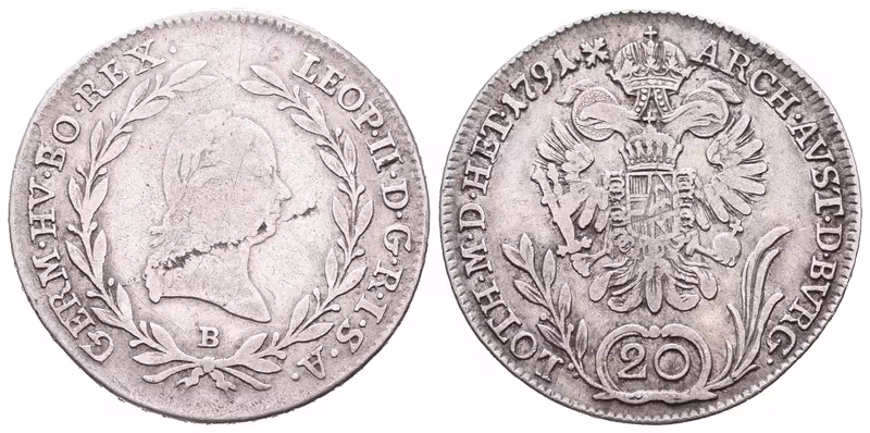 20 Krejcar 1791 B