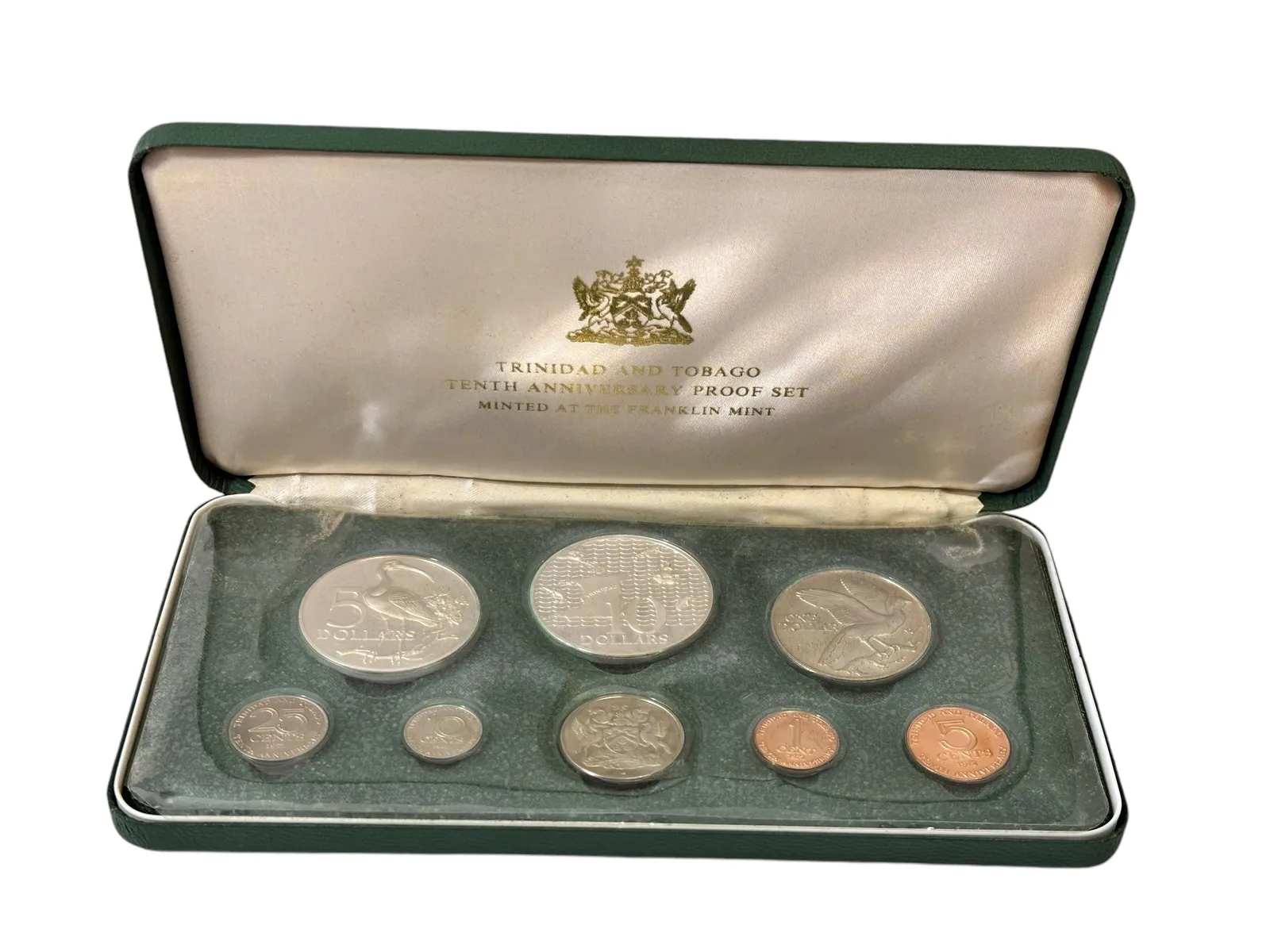 Trinidad, Sada oběžných a pamětních mincí 1972 PROOF