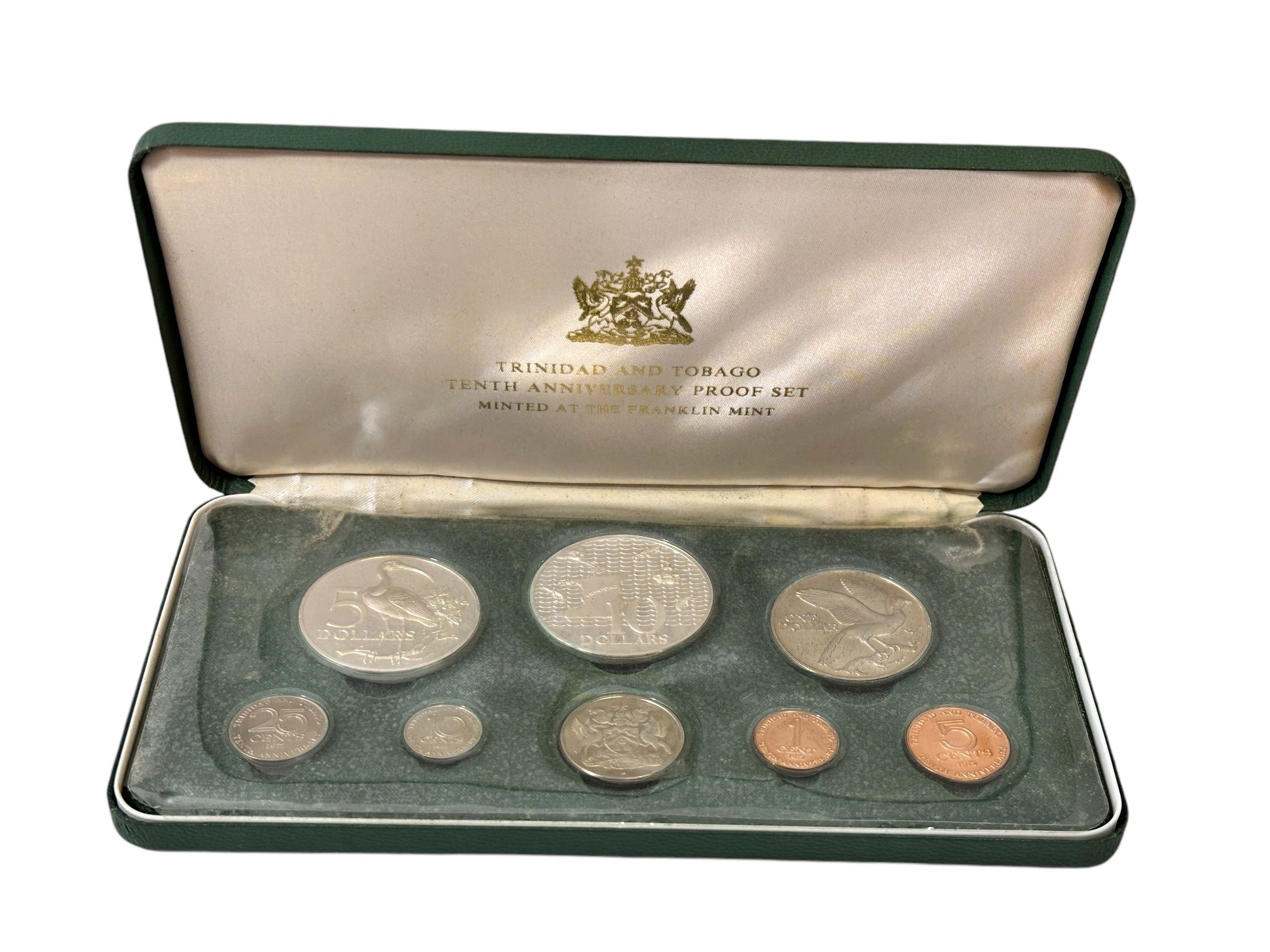 Trinidad, Sada oběžných a pamětních mincí 1972 PROOF