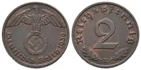 III. říše, 2 Pfennig 1939 E - fotografie 2